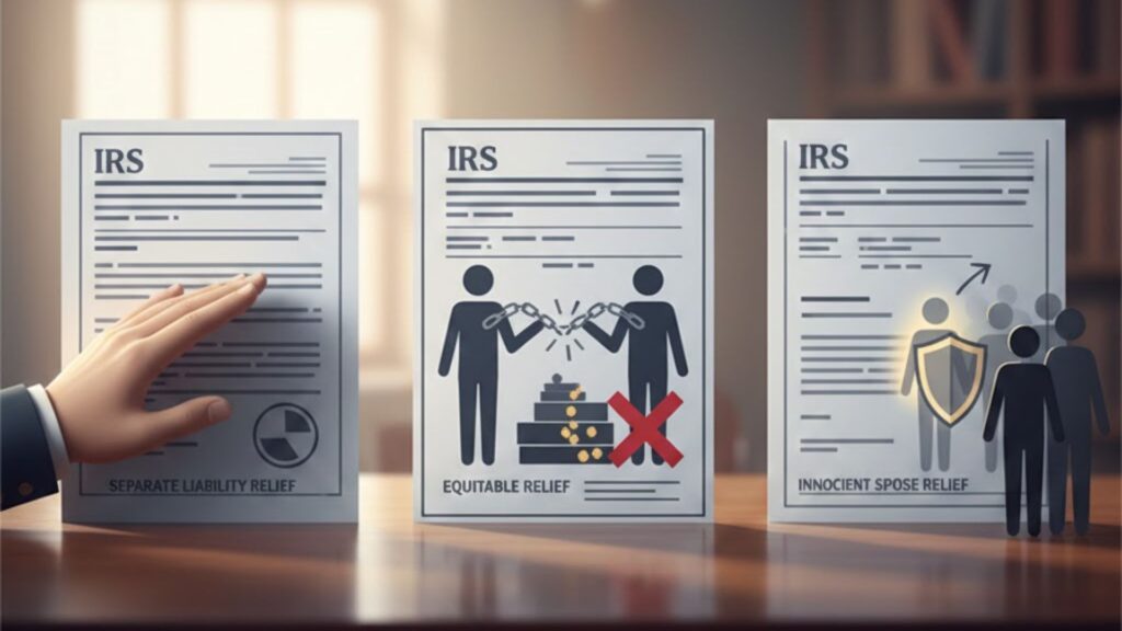 What Are the Three Types of IRS Innocent Spouse Relief?